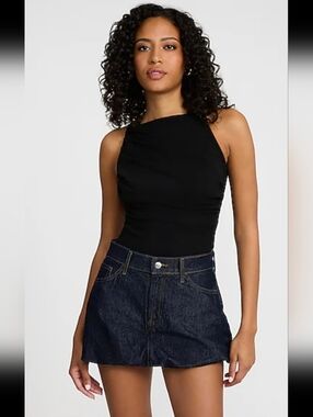 Express Jean Bubble Mini Skirt sz 8